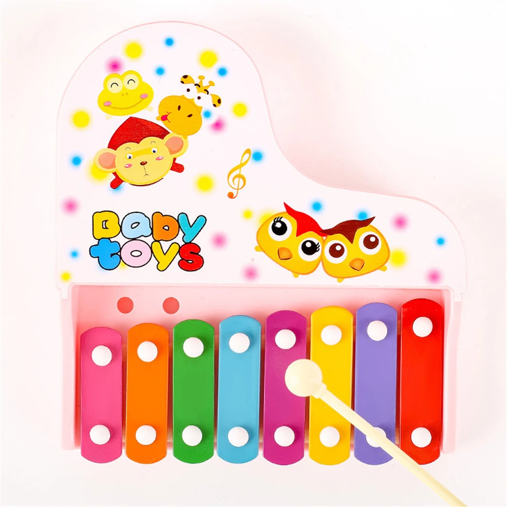 

Montessori Toys Rainbow Hand Piano Kid Learning Toy Musical Instrument Beginner Classical Pop Baby Keyboard Educational Toys