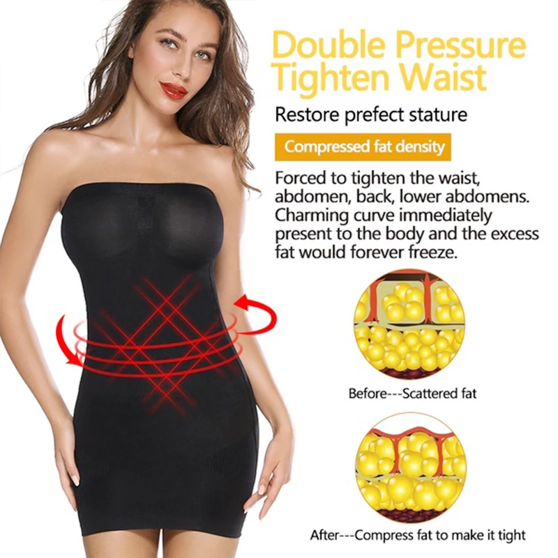 Нижнее белье для коррекции фигуры утягивающее подтяжки ягодиц корсет платье