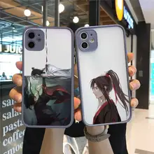 Mo Dao Zu Shi Phone Case Matte Transparent for iPhone 7 8 11 12 s mini pro X XS XR MAX Plus cover funda