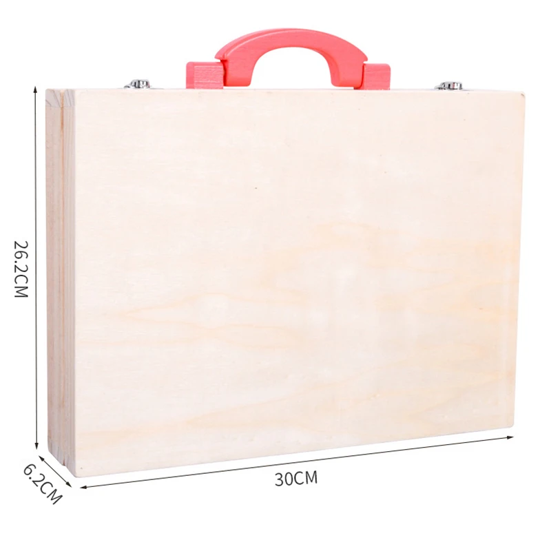 

Kids Wooden Toolbox Simulation Trapir Drill Tools Set Pretend Game Toy Screwdriver Hammer Tongs Car Engineer Educational Toys