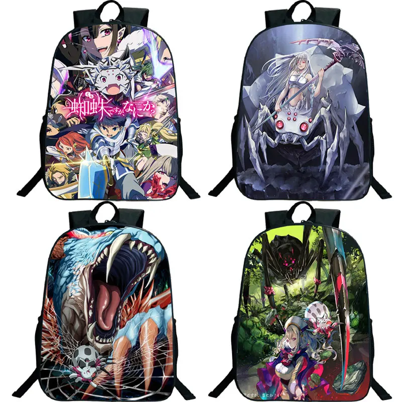 

High Quality Schoolbag Anime So I'm a Spider, So What Backpack Students Bookbag Teens Rucksack Girls Boys Knapsack Travel Bags