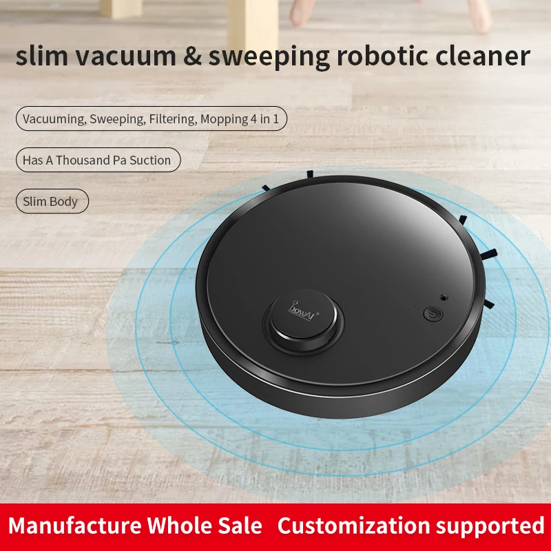 Automatic Vacuum Cleaner Robot 3-In-1 Smart Wireless Sweeping Dry Wet Cleaning Machine Charging Intelligent Home | Бытовая техника