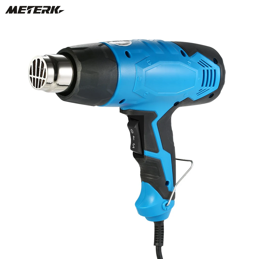 SIZE 1 BLUE 220 В ЕС фен строительный пневматический пистолет Тепловая пушка горячий воздушный пистолет для пайки фен для волос строительство горячий воздушный сопло для строительный фен - Цвет: SIZE 1 BLUE