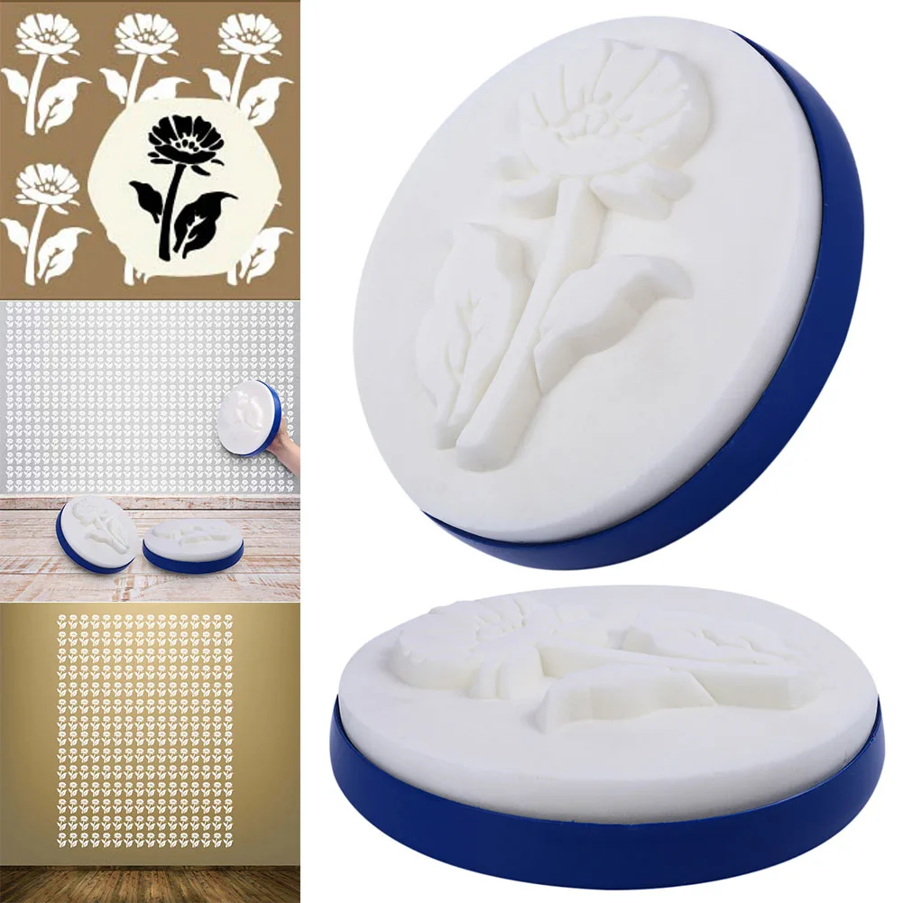 Горячая губка настенная щетка круглая печать штамп сделай сам живопись