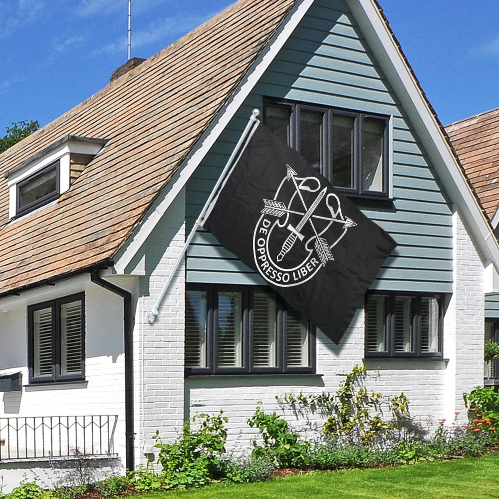 3x5 футов флаг спецназа армии США люверсы баннер Liber военный |