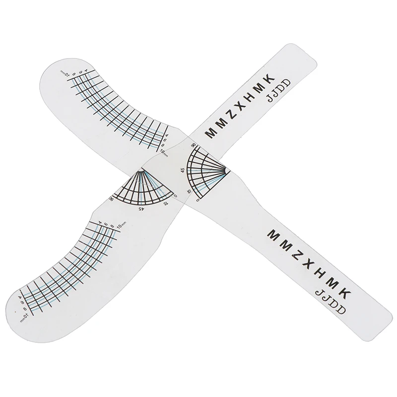 Линейка для наращивания ресниц измерительная Длина завивка градусов инструмент