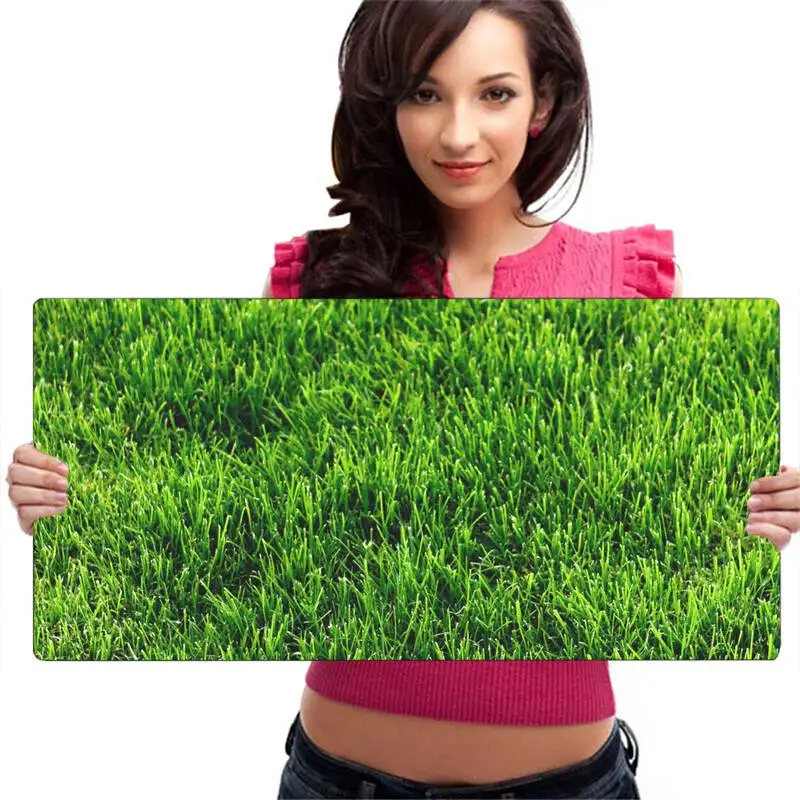 

Top Quality Green Grass Green Leaves Rubber Mouse Durable Desktop Mousepad Free Shipping Large Mouse Pad Keyboards Mat