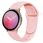Ремешок силиконовый для Samsung Galaxy watch 3, браслет для Huawei watch GT 22epro Gear S3S2Sport46 мм42 ммActive 2, 20 мм22 мм