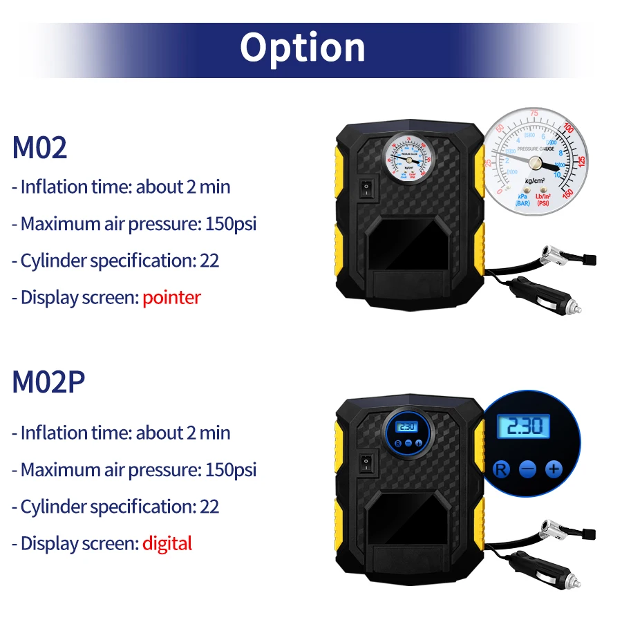 Шинный Насос светодиодный цифровой Дисплей шины надувной насос 12V