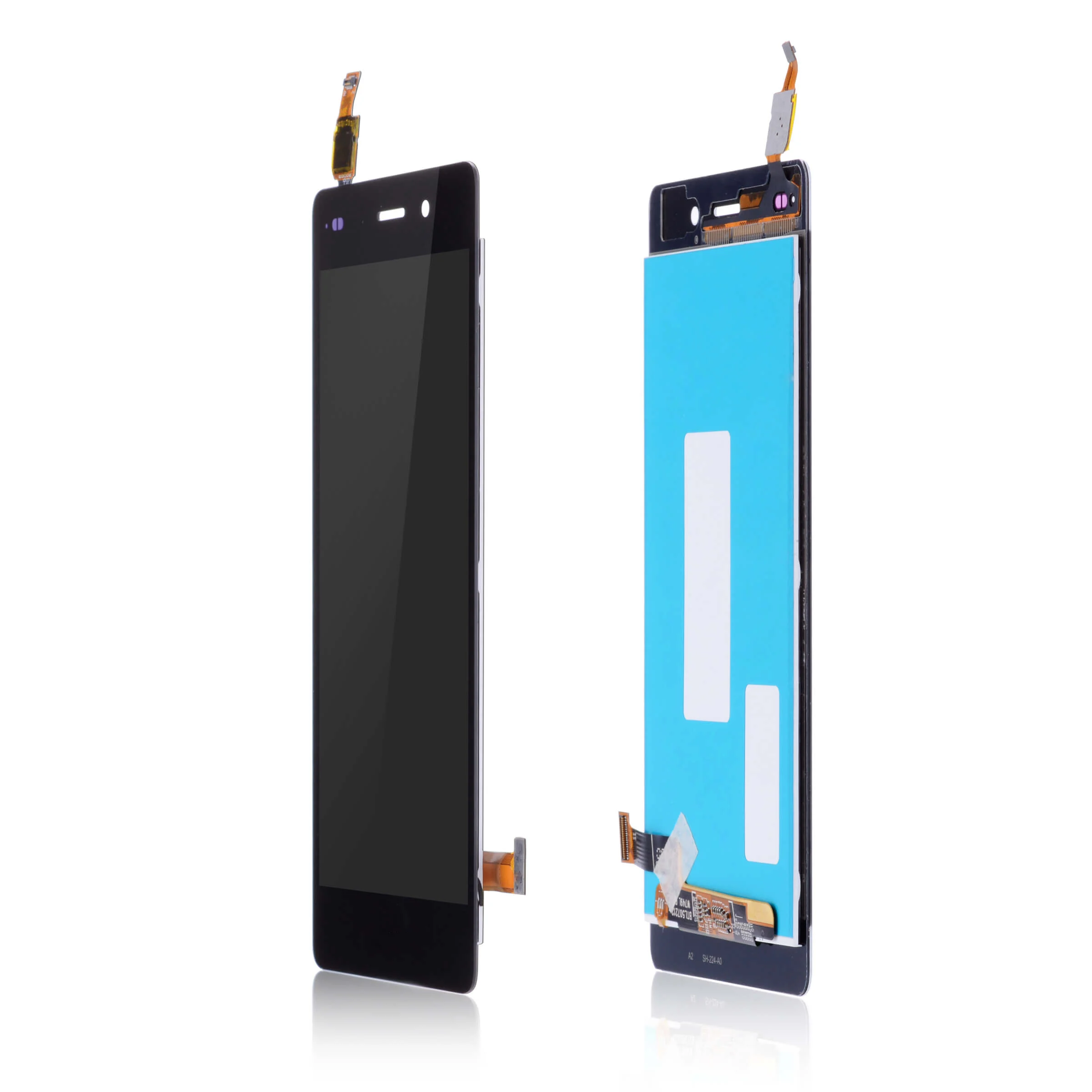 ЖК дисплей для HUAWEI P8 Lite ALE L21 Tela сенсорный фронтальный Com Aro Completo Módulo козырек