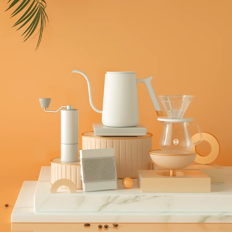 Timemore-Juego de tazas de caf&eacute; C advanced home, set de caf&eacute; elaborado a mano, el mejor regalo de vacaciones para familiares y amigos, juego de tazas de espresso-1