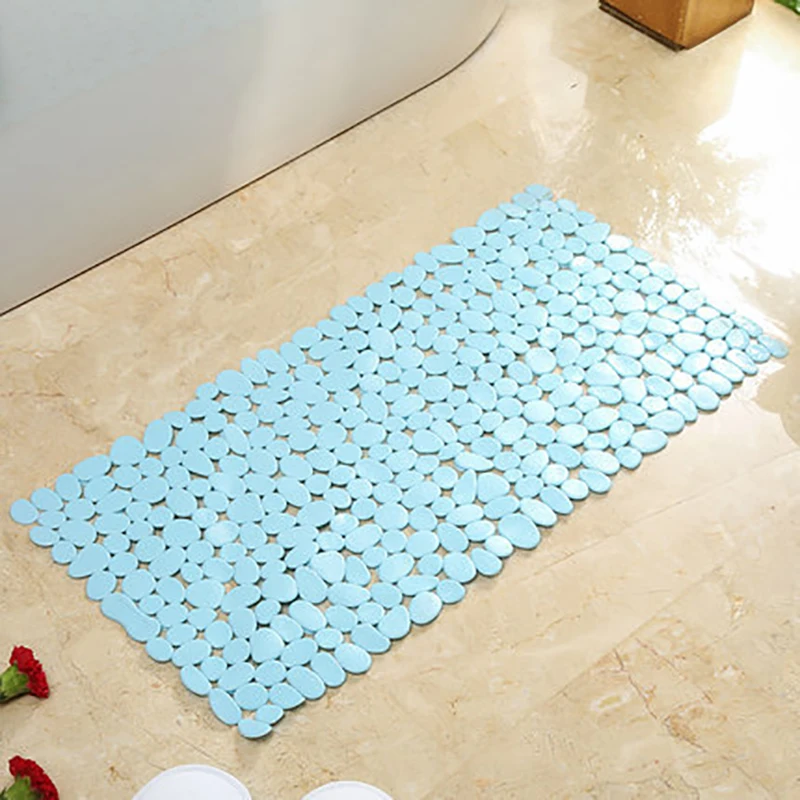 

Bathroom Anti-slip Mat Long Medium Rectangle Massage Mats Suction Cup Shower Foot Pad PVC Bathroom Supplies Household Bath Mat