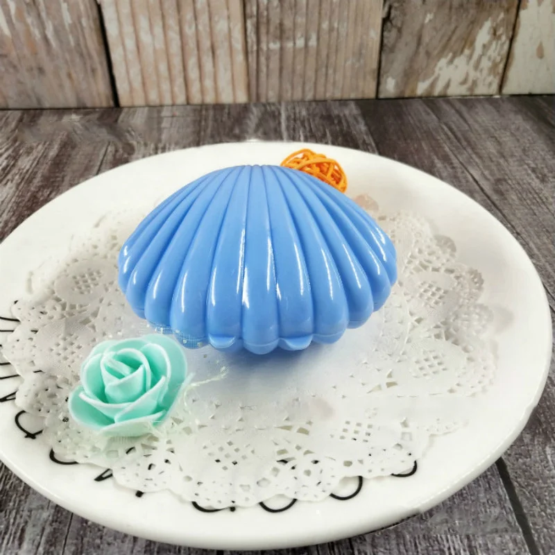 Прозрачный ювелирные изделия Дисплей держатель &quotЛанч Бокс&quot милые ракушками