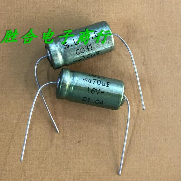 1 шт./1 лот SLCE конденсатор 16V470UF 470 мкФ 16V France new axial fever электролитический | Автомобили