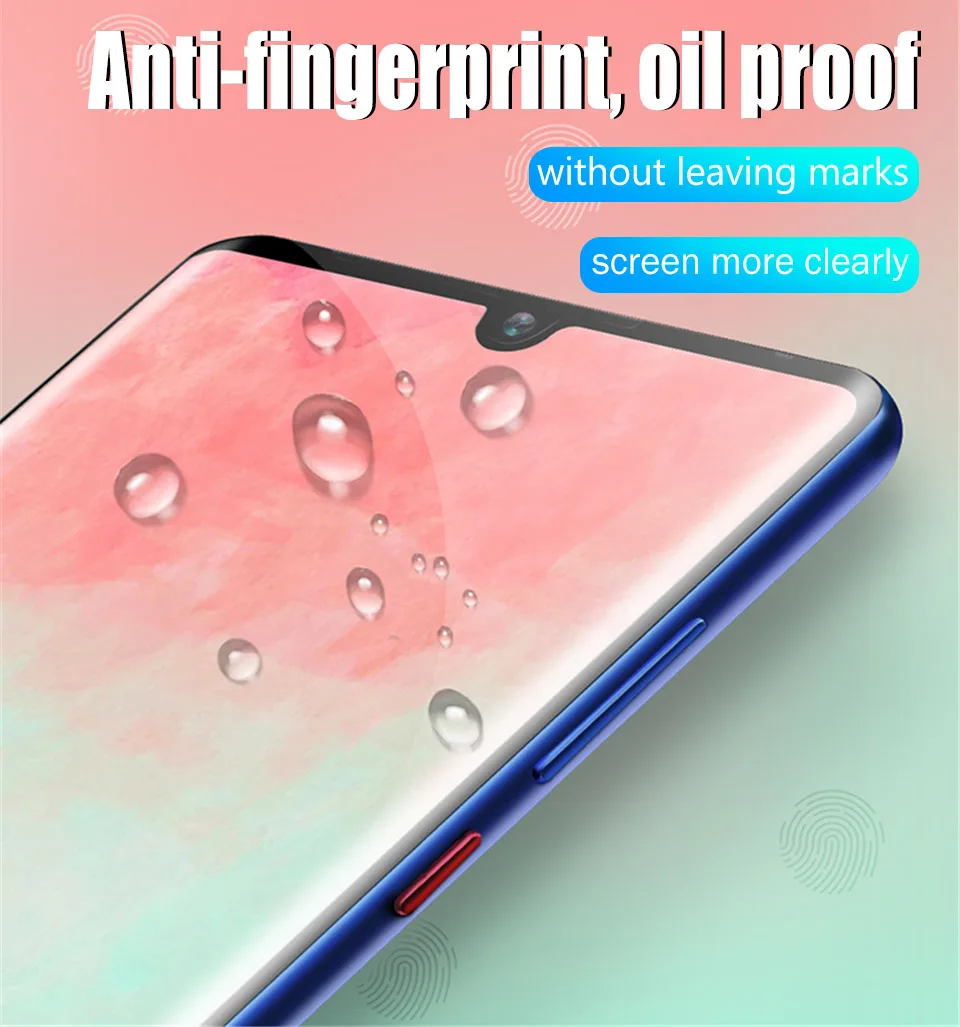 Защитное стекло для экрана для huawei P20 P30 Lite, полное покрытие, закаленное стекло для huawei mate 20 10 pro P Smart, пленка