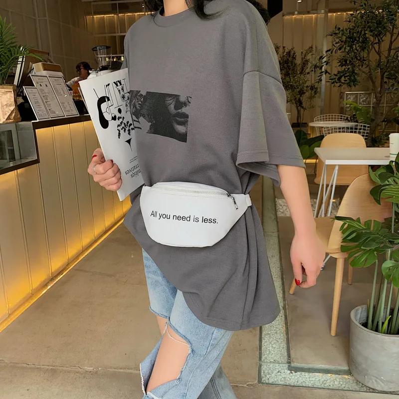 Новые сумки бананки модная женская спортивная нагрудная сумка с надписями