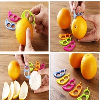 plastic orange peeler useful lemon grapefruit fruit slicer easy peeler stripper remover knife cooking tool kitchen accessories