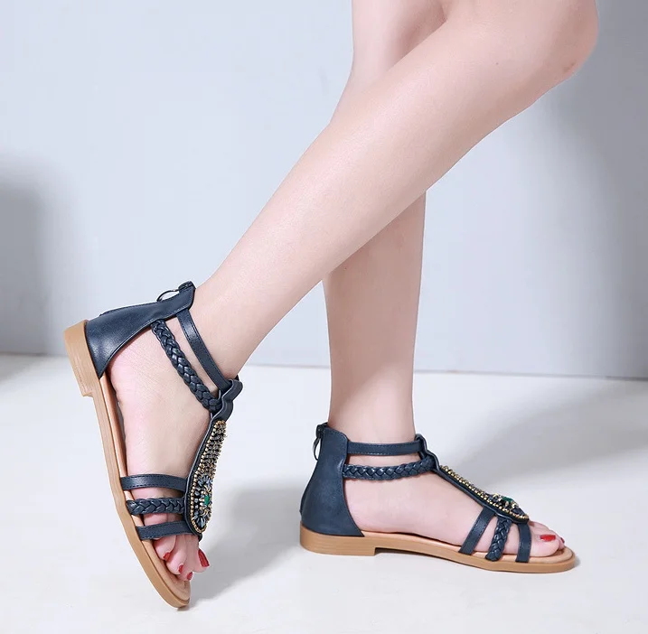 

2021 New Women Summer Platform Sandals Designer Sandals Roman Weave Shoes Bohemia Sandal Zapatos De Mujer