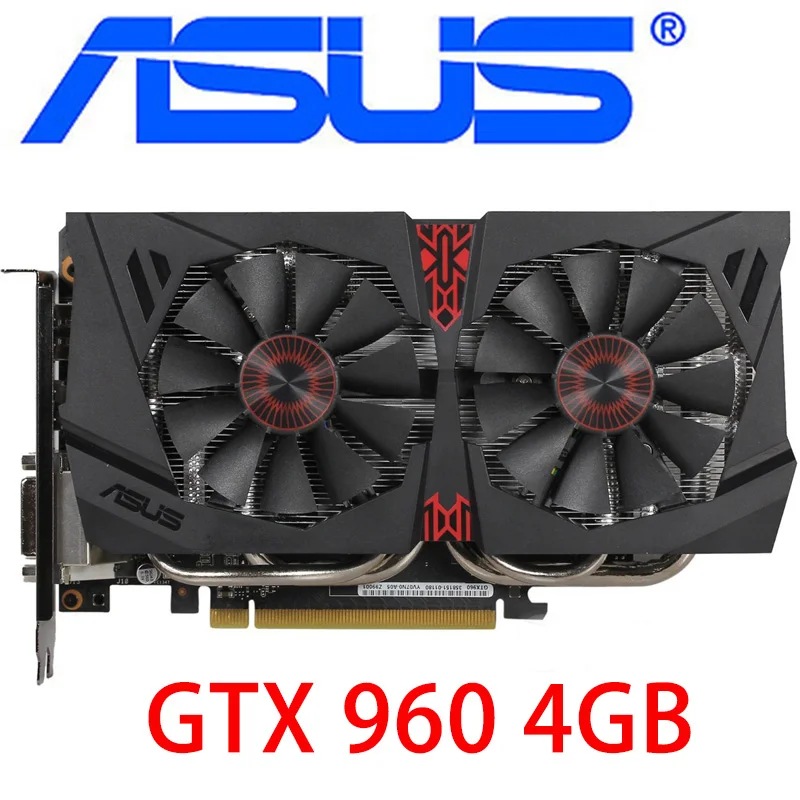 Видеокарта ASUS GTX 960 4 Гб бит GDDR5 б/у|Видеокарты| |