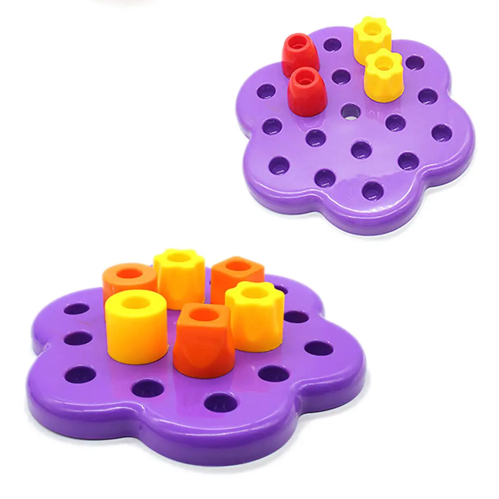 

20pcs Plastic Stacking Building Blocks Puzzle Toy For Elementary