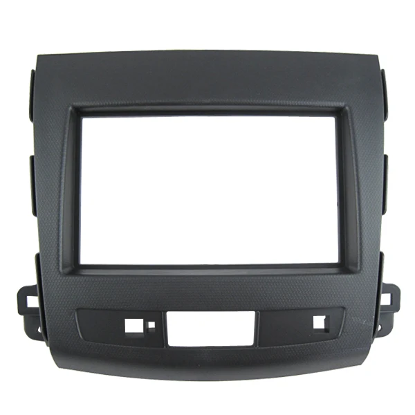 Car Fascia Radio Panel for MITSUBISHI Outlander XL 2006-2012 Dash Fitting Kit Install Facia Plate Bezel Console Adapter Cover | Автомобили
