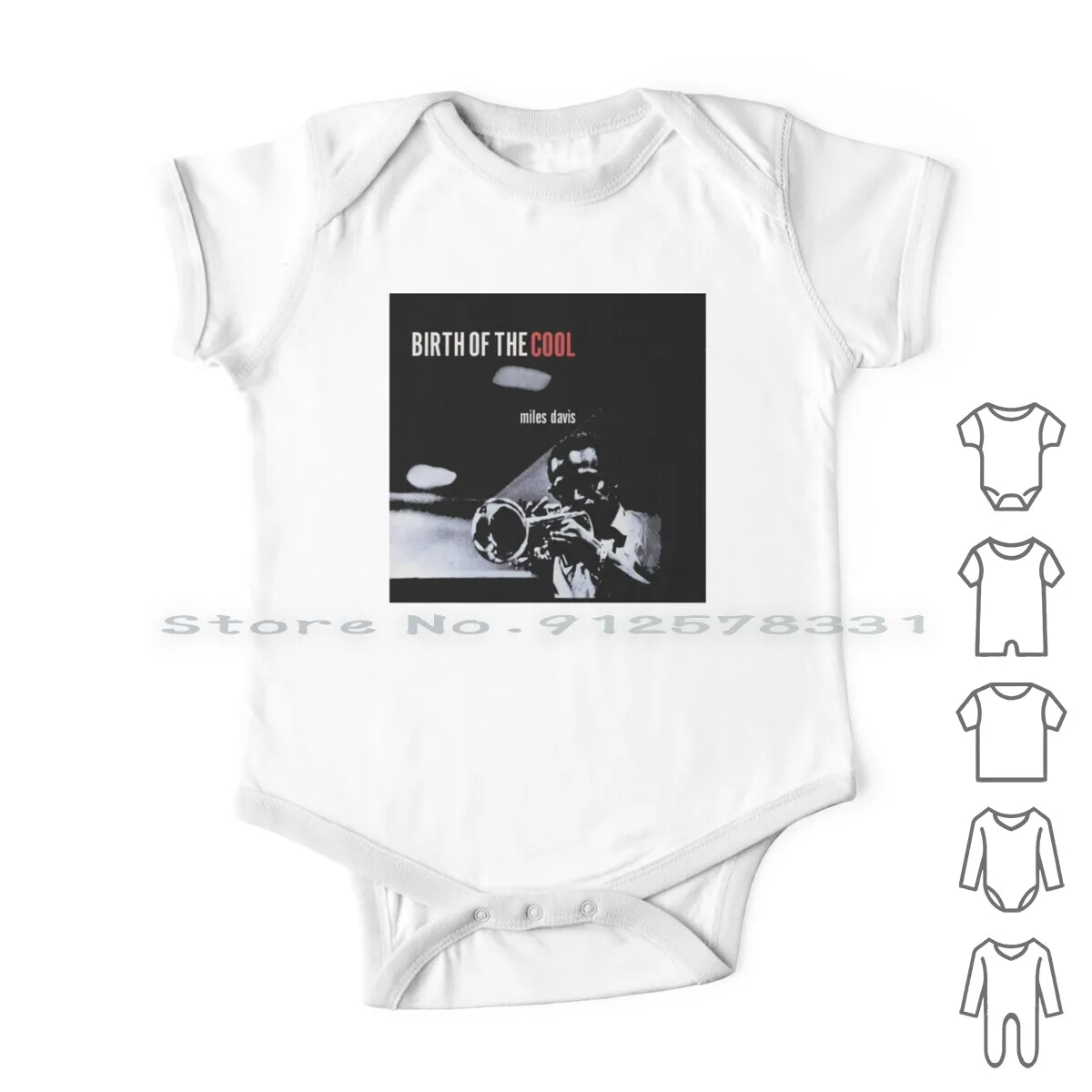 Birth Of The Cool Newborn Baby Clothes Rompers Cotton Jumpsuits Miles Davis Birth Cool Jazz Music Band Vintage Vinyl Record