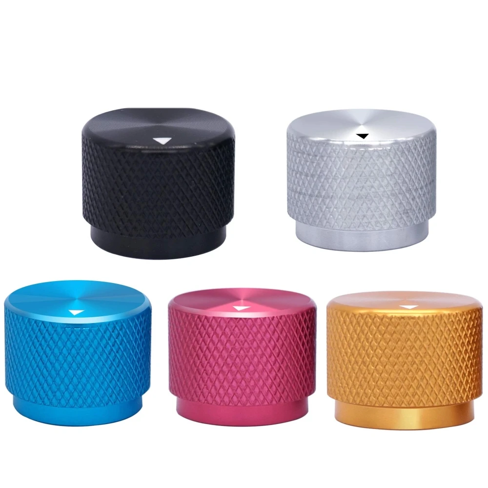 Вращающаяся алюминиевая ручка потенциометра регулятора громкости, 2 шт ...