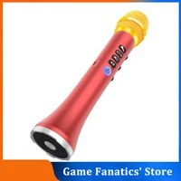 l 698 wireless karaoke microphone bluetooth 2in1 handheld sing recording portable ktv player for iosandroid