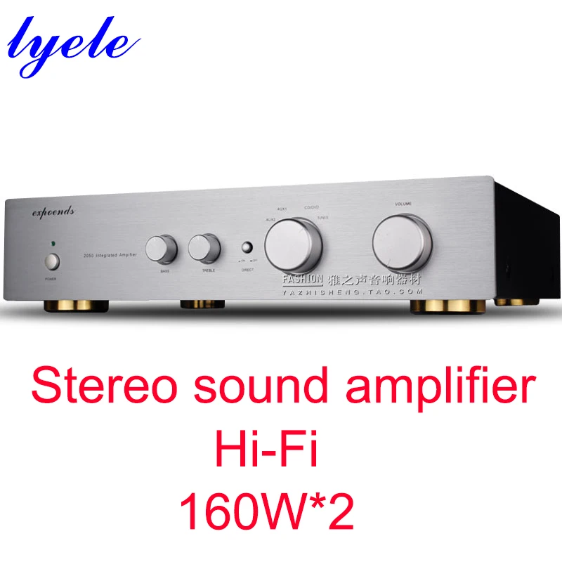 

Усилитель звука 250 Вт * 2, Hi-Fi усилитель звука, 2-канальный 220 В NE5532, высокоточный домашний кинотеатр