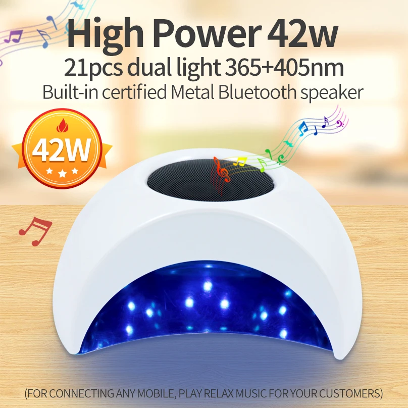 Светодиодный УФ светильник SIMINAIL 42 Вт Сушилка для ногтей машина Гель лак