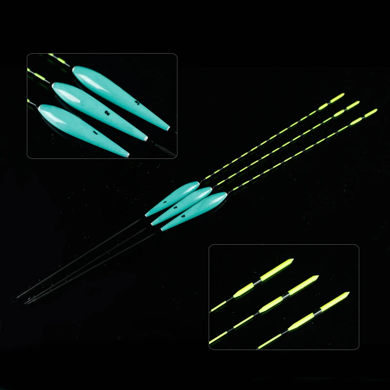 3 шт./лот поплавок для рыбалки Balsa Деревянный Поплавок ловли карпа рыболовные