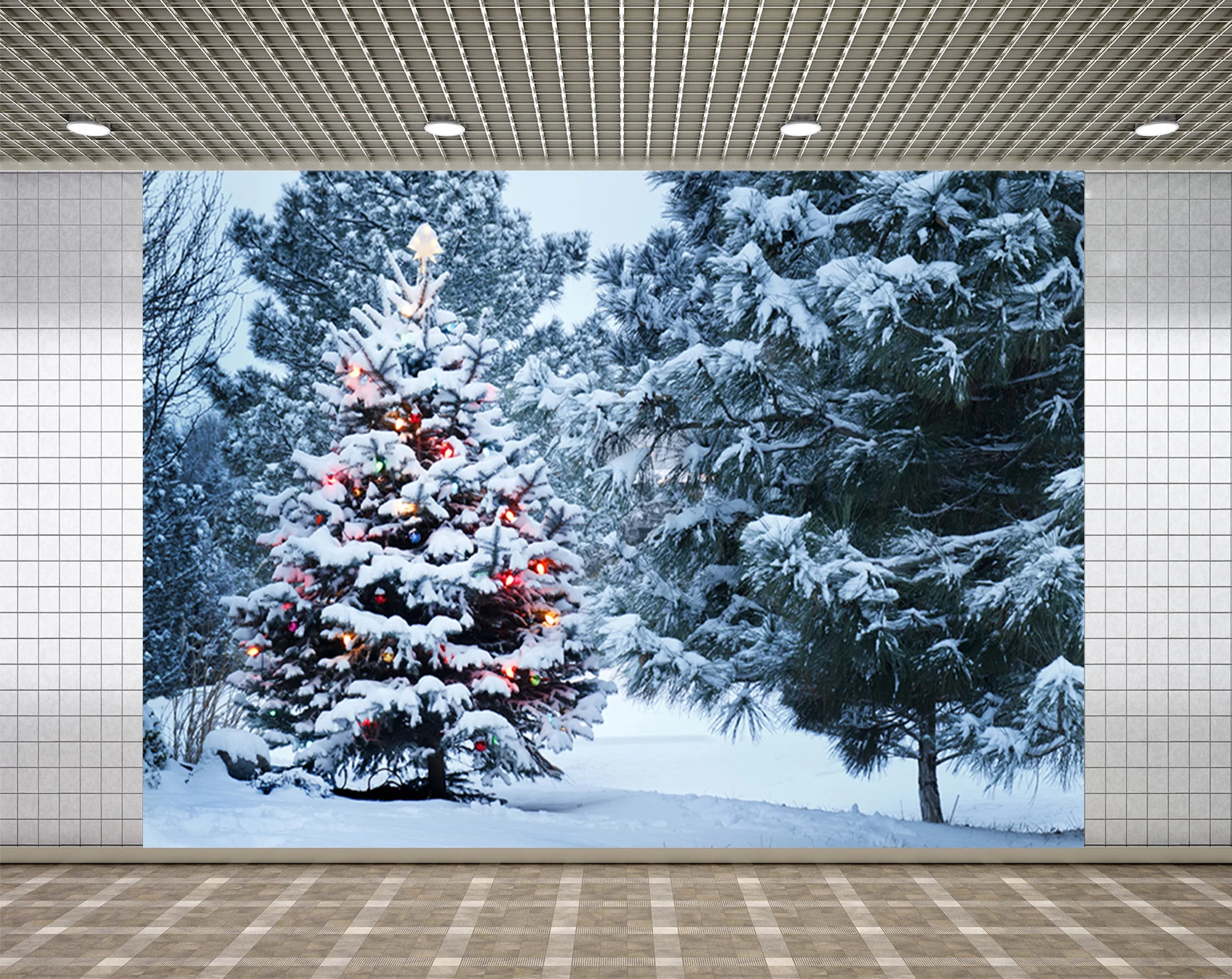 

Lyavshi cloth Christmas theme party photo studio winter Christmas photography interior decoration photography background