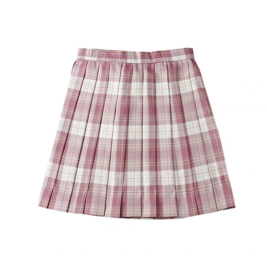 

Student Pink JK Uniforms Girls Japanese Style Sweet College School Uniform Short Sleeve Sailor Costume Pleated Skirt Suits