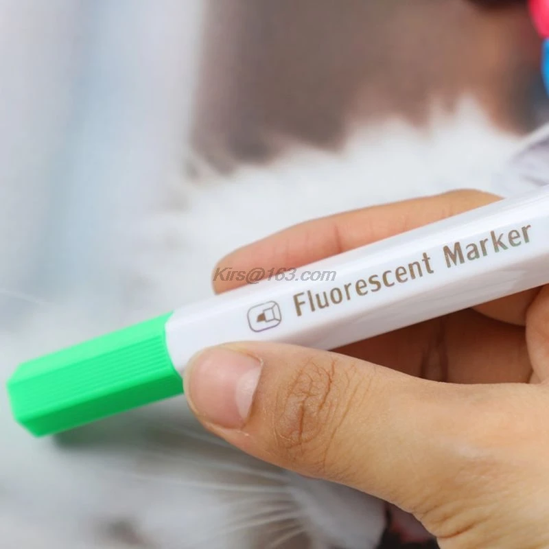 

8 Colors Fluorescent Liquid Chalk Marker Pens Erasable Highlighters LED Writing