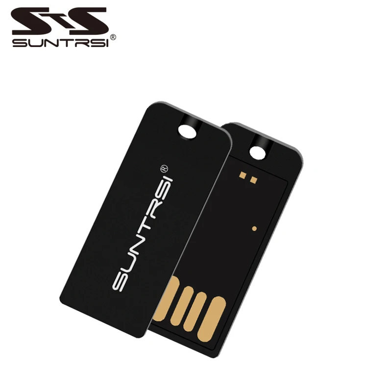 Suntrsi USB 2 0 мини флеш накопитель новейший черный пластиковый корпус 32 ГБ