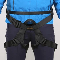 outdoor sports rock climbing harness waist support half body safety belt support body harness aerial survival equipment