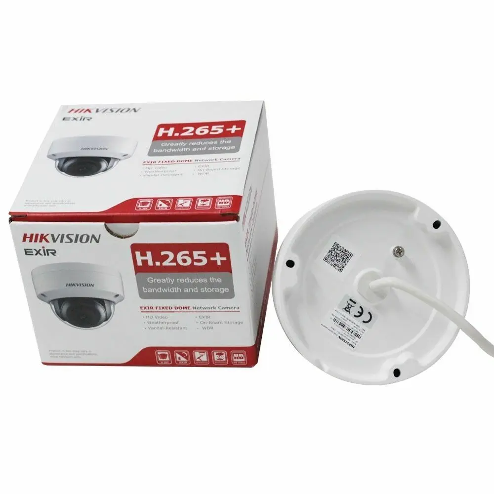 Ip-камеры Hikvision DS-2CD2185FWD-I 8MP H.265 ip-камеры с питанием по POE 4K IP67 WDR IR 2 8 мм в наличии |