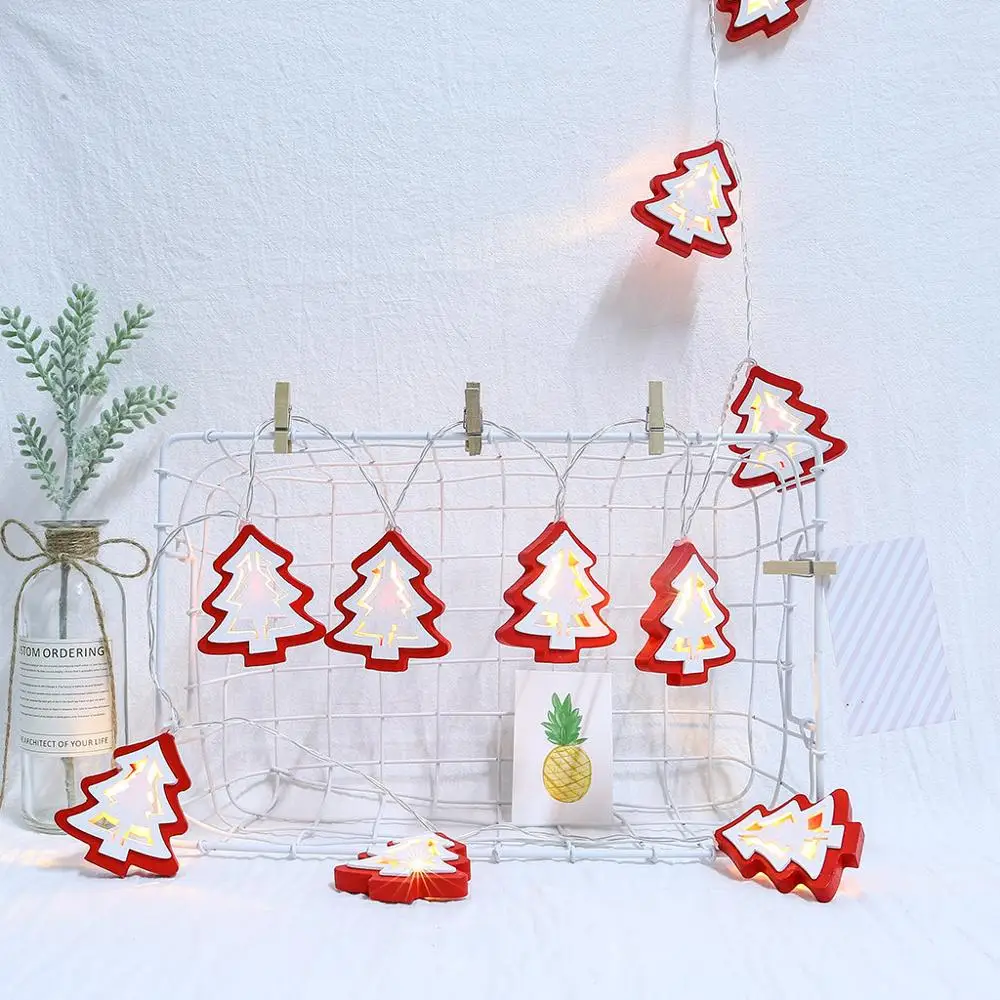 Новогодняя Рождественская гирлянда на елку 10 светодиодов двухстороннее