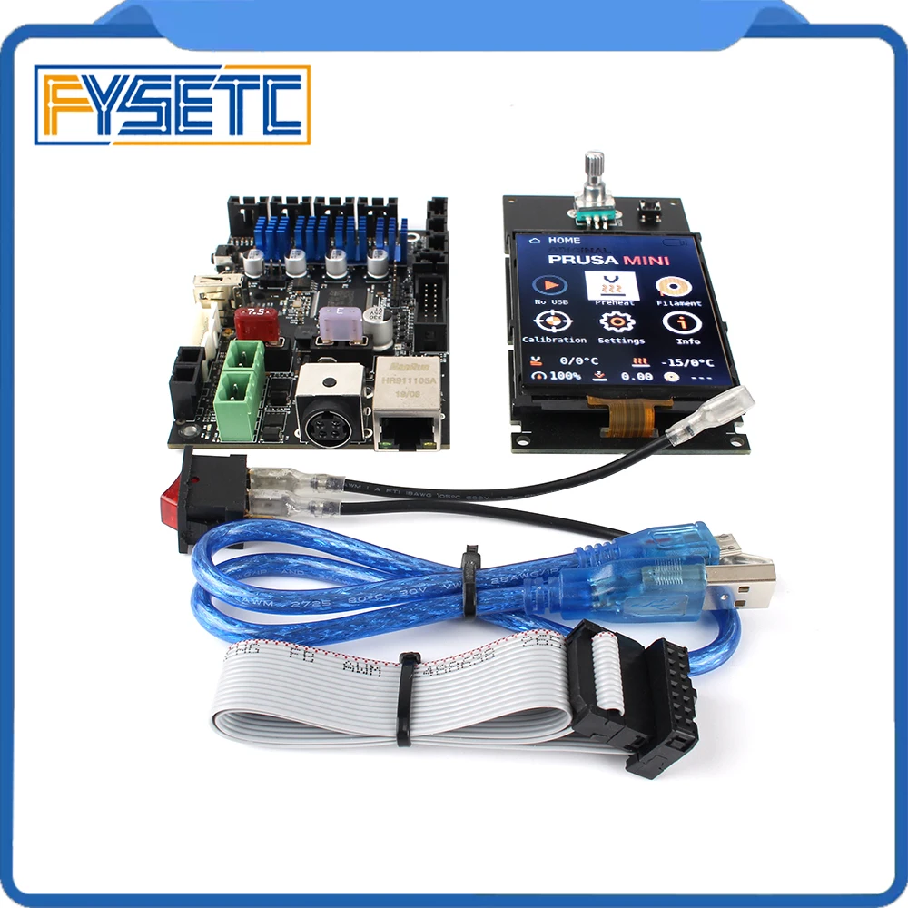 Clone Prusa Mini Buddy board TMC2209 драйвер с ЖК-дисплеем совместимым прошивкой | Компьютеры и
