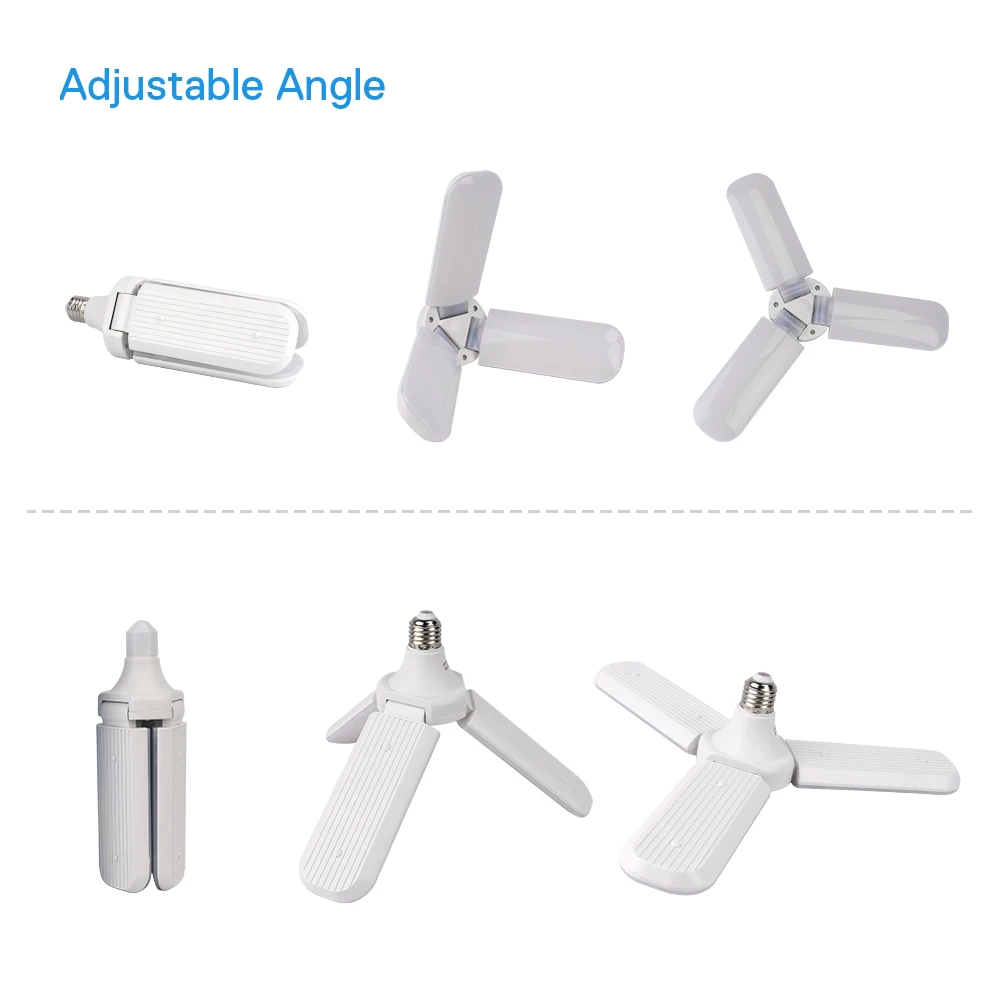 45 Вт E27 Светодиодный светильник 96 265 в супер яркий современный складной