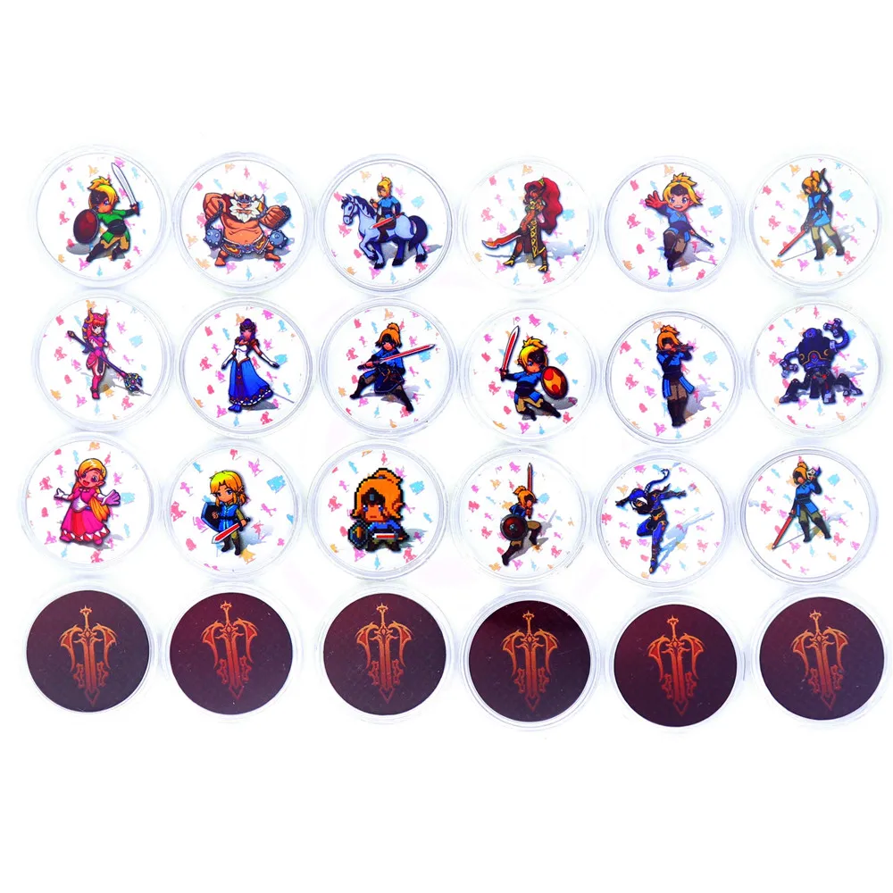 24 шт Высокое качество NFC тег из ПВХ карты Zelda Дыхание дикого волка ссылка для