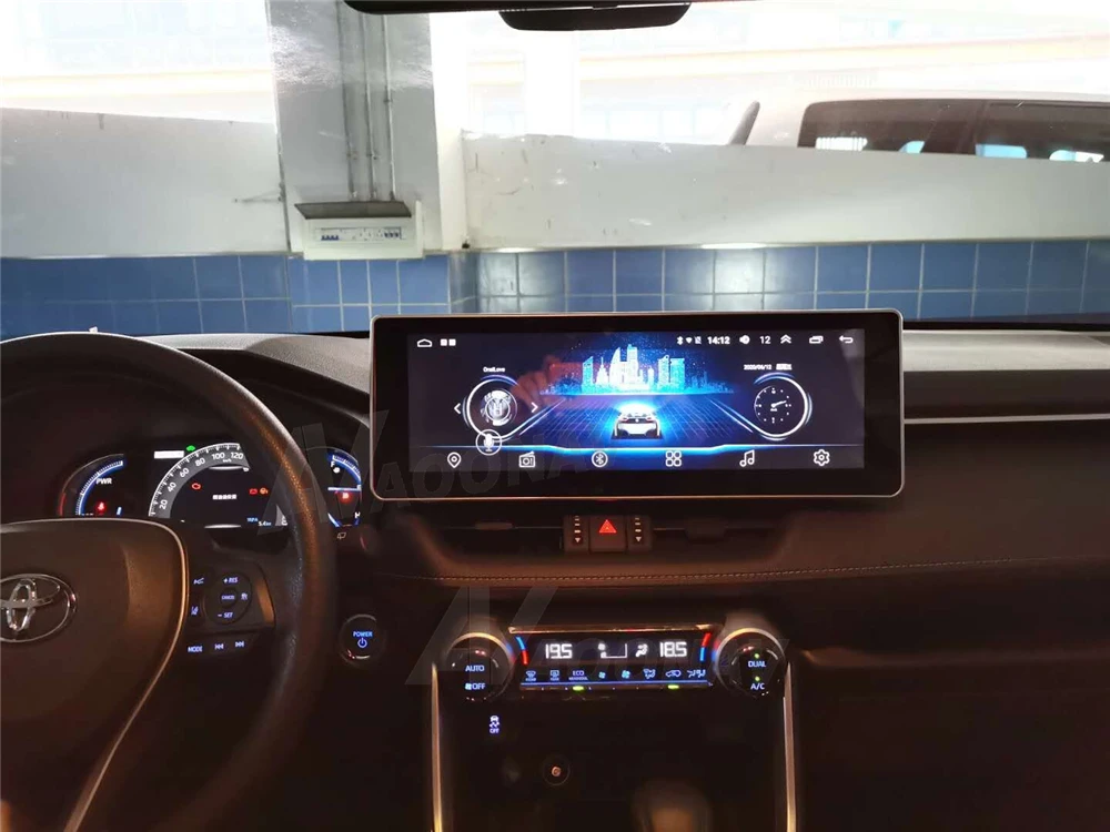 Автомобильный мультимедийный плеер 2019 в стиле tesla с сенсорным экраном и GPS для Toyota