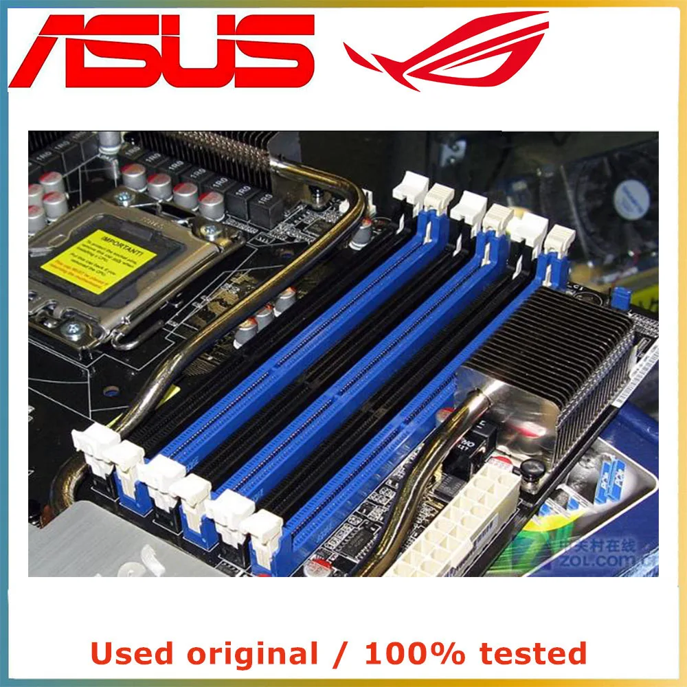 Для процессора Intel X58 LGA 1366 для ASUS P6T7 WS материнская плата компьютера разъем LGA1366 DDR3