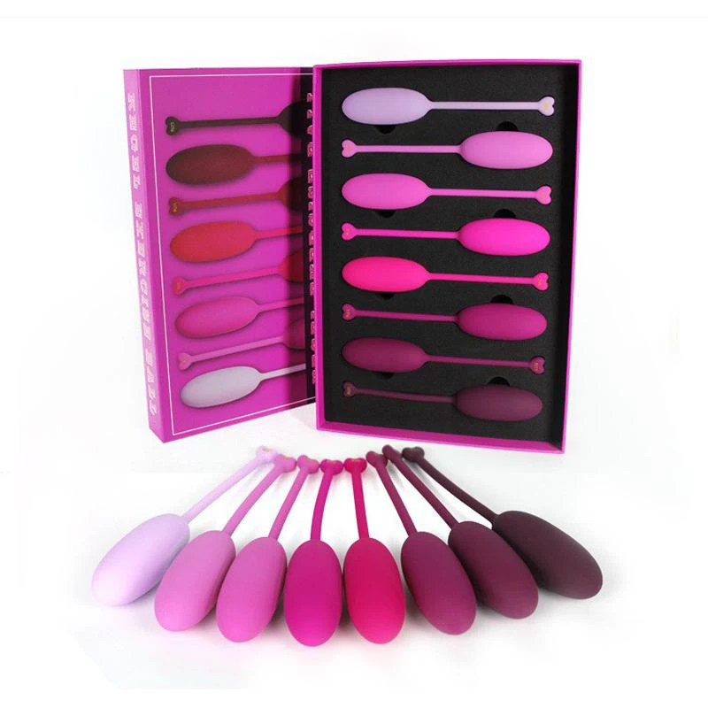 8 шт./набор силиконовые шарики для укрепления мышц влагалища|Вибраторы и