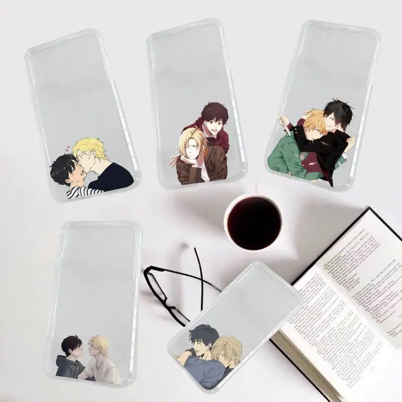 

Banana Fish Japan anime Phone Case Transparent soft For iphone 12 11 13 7 8 6 s plus x xs xr pro max mini
