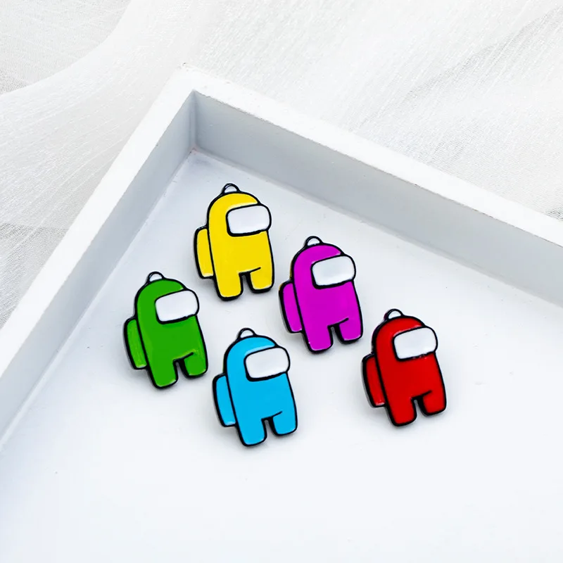 

Children Jewelry Adorable Cartoon Among US Enamel Pins Custom Funny Brooch Lapel Badge Bag Cartoon Gift for Friends