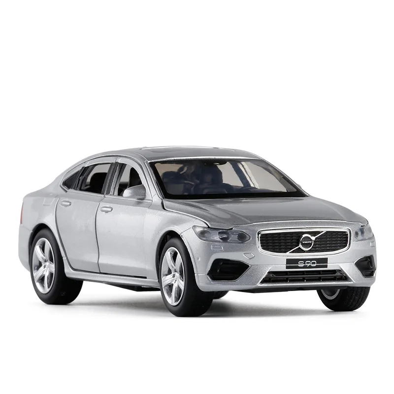 Изысканный подарок 1:32 модель VOLVO S90 из сплава имитация литого под давлением звука