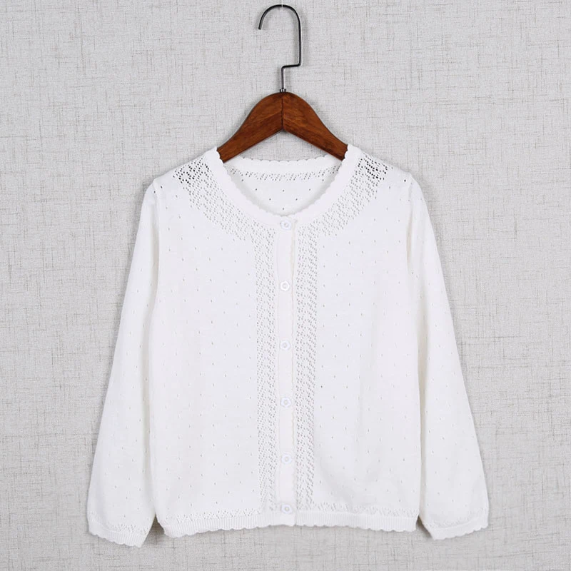 Однобортный Кардиган для девочек свитер весенняя куртка желтая розовая верхняя