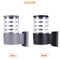 waterproof aluminum plastic lampshade led wall light fixtures ip65 wall lamp outdoor e27 socket wall light