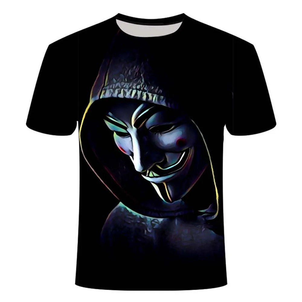 

2020 hot-sale Clown 3D Printed T Shirt Men Joker Face Male tshirt 3d Clown Short Sleeve Funny T Shirts Tops & Tees XXS-6XL